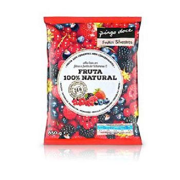 Bolsa de Fruta Pingo Doce Frutos Vermelhos, 120g