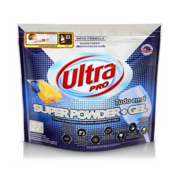 Pastilhas Para Máquina de Loiça Ultra Pro Super Powder + Gel, 27Un