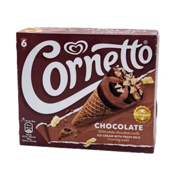 Gelado Cornetto Olá Chocolate Multipack, 6x90ml
