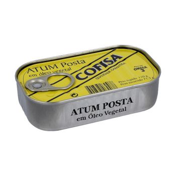 Atum em Posta Cofisa em Óleo Vegetal, 110g