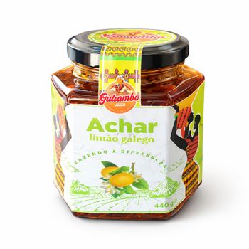 Achar de Limão Galego Gutambo, 440g