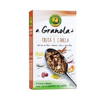 Granola Cereais Brasil Fruta e Canela, 350g