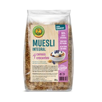 Muesli Integral 100% Natural 4 Cereais Crocantes, 500g