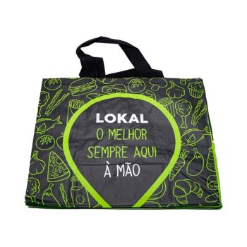Saco de Ráfia Lokal Reutilizável, Grande