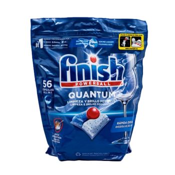 Pastilhas para Máquina de Loiça Finish Regular, 56 Doses