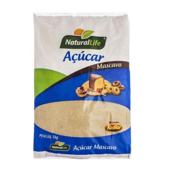 Açúcar Mascavo Natural Life Cana Natural, 1kg