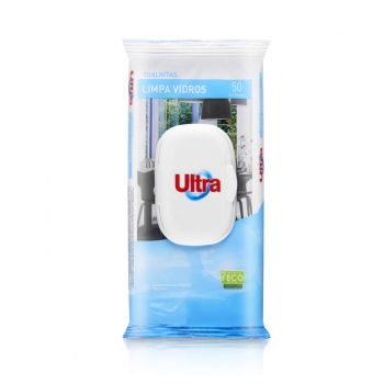 Toalhitas Limpa Vidros UltraPro, 50 un