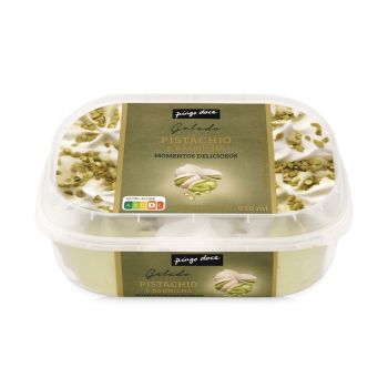 Sorvete Pingo Doce Pistáchio e Baunilha, 950 ml
