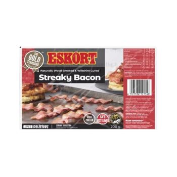Bacon Fatiado Eskort Streaky, 200 g
