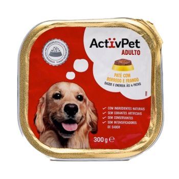 Alimento Húmido para Cão ActivPet Borrego e Frango, 300g