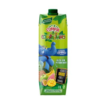 Néctar de Frutas Compal Compalinho Frutas do Bongo, 1 L
