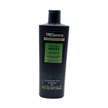Shampoo TRESemmé Flawless Waves com Óleo de Coco, 400ml