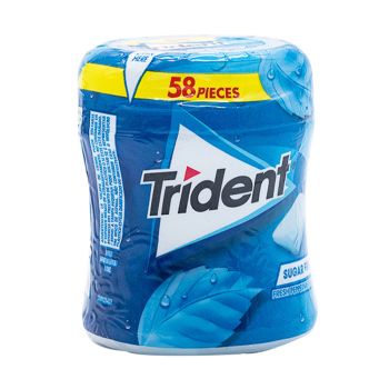 Pastilhas Elásticas Trident Fresh Peppermint Sem Açúcar, 82g