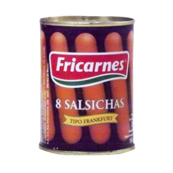 Salsicha Tipo Frankfurt Fricarnes, 8Un
