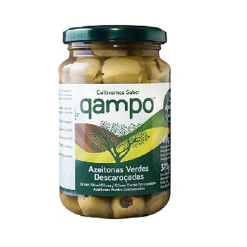 Azeitonas Verdes Descaroçadas Qampo, 160g