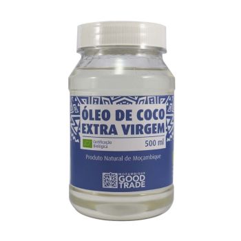 Óleo de Coco Extra Virgem Good Trade Mozambique, 500ml