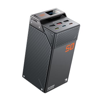 Power Bank Yesido YP63 22.5W com 6 Portas, 50000mAh