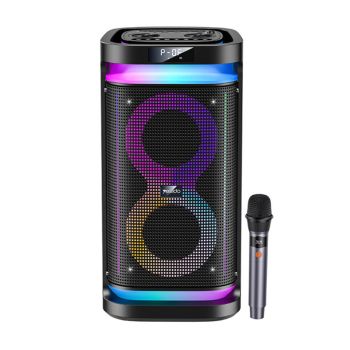 Coluna de Som Bluetooth com Microfone Yesido YSW29 40W, Preto