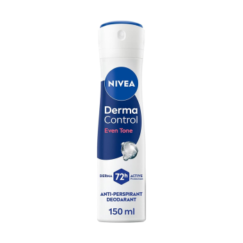 Desodorizante Aerossol Nivea Derma Control Even Tone com Ácido Hialurónico e Vitamina C, 150ml