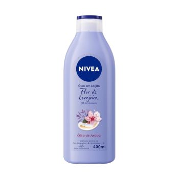Loção Corporal Nivea Óleo de Flor de Cerejeira e Jojoba para Pele Normal a Seca, 400ml