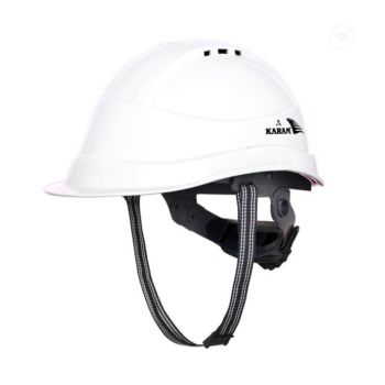 Capacete de Segurança Com Ajuste Por Catraca e Jugular KARAM, Várias Cores