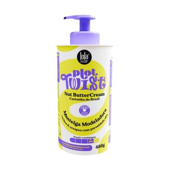 Manteiga Modeladora Cachos & Crespos Plot Twist Nut ButterCream Porosidade Alta, 480g