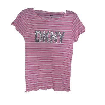 Blusa Infantil DKNY Rosa, 8 a 12 Anos