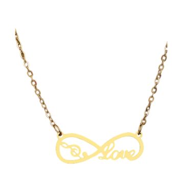 Colar Feminino Inox Dourado 20358