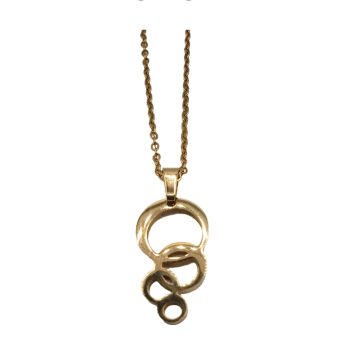 Colar Feminino Inox Dourado 20365