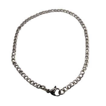 Mascote Masculino Inox Silver 30394