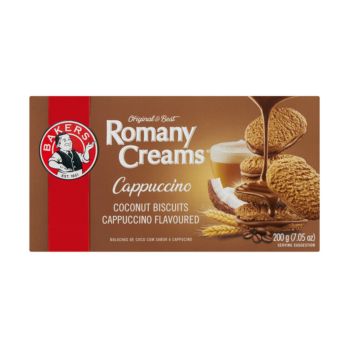 Bolachas Bakers Romany Creams Cappuccino, 200 g