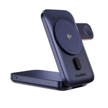 Power Bank Choetech 10000mAh 3 em1 Magnetico, Preto