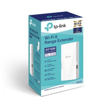 Extensor Wi‑Fi TP‑Link RE500X Dual Band AX1500, Branco