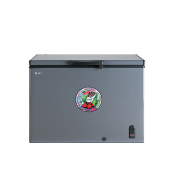 Congelador SPJ 320L Chest Freezer CFSVT-395C031, Cinza