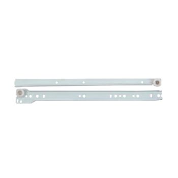 Corrediça para Móveis Metálica Branca, 450mm