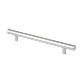 Puxador Para Móveis Bar Handle em Alumínio Prateado, 288 mm
