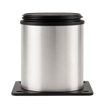 Pé de Coque Plastica Preta, 43mm