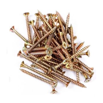 Parafusos Estrela Aço Zincado 500 Un, 6x50 mm 
