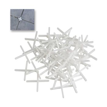 100 Cruzetas Plásticas para Azulejo e Tijoleira