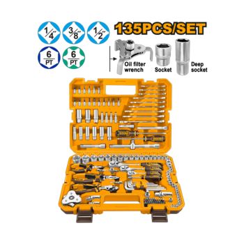 Conjunto de Ferramentas combinadas de 135 Peças HKTHP21351