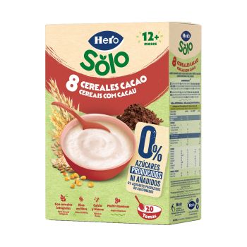 Farinha para Crianças 12+ Hero 8 Cereais & Cacau, 340 g