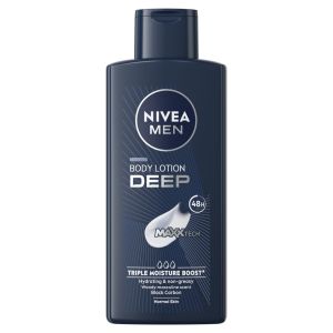 Loção Corporal Nivea Deep Impact Masculine Woody para Pele Normal, 400ml