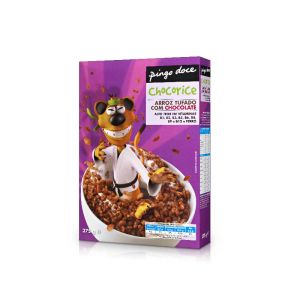 Cereais Chocorice Pingo Doce Arroz Tufado com Chocolate, 375 g