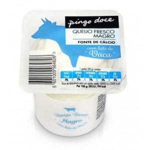 Queijo Fresco Magro Pingo Doce, 4x62,5g