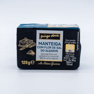 MANTEIGA C/ FLOR SAL PD 125G