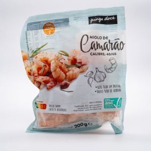 Miolo de Camarão Pingo Doce 40/60, 200 g
