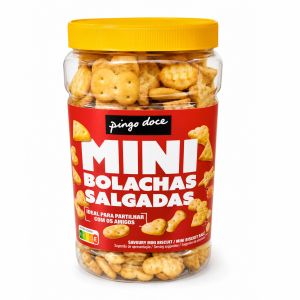 Mini Bolacha Salgada Pingo Doce, 350g
