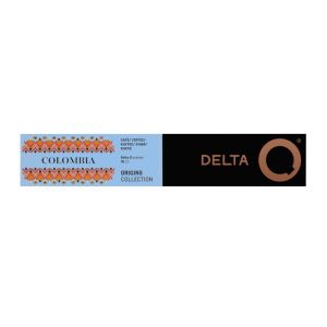 Cápsulas de Café Delta Q Colômbia Origins Collection, 10 Unidades