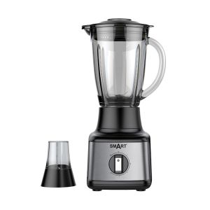 Liquidificador SMART 1.5L Com Moinho Jarra Vidro 500W, Inox