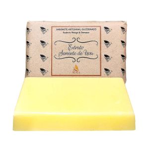 Sabonete de Glicerina  com Extrato Semente de Uva, 100 g